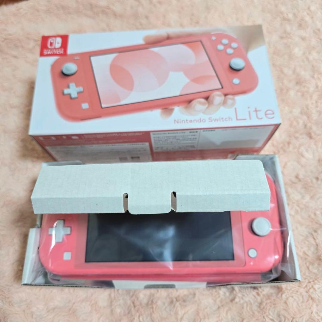 Nintendo Switch Lite ピンク 本体　SDカード付き
