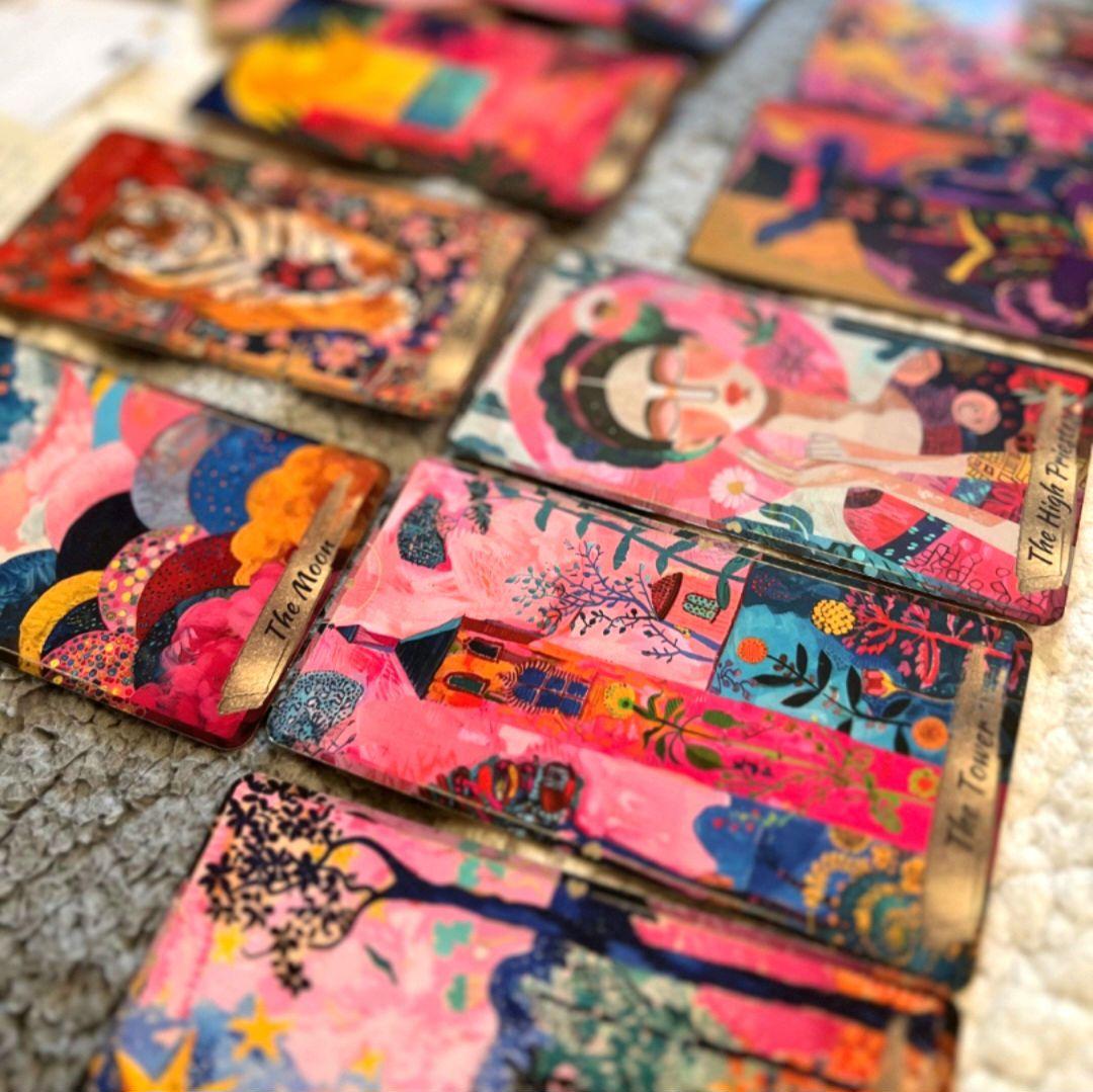 新品 正規品 溺愛ロマンス タロットカード 金縁 全78枚 金のハート