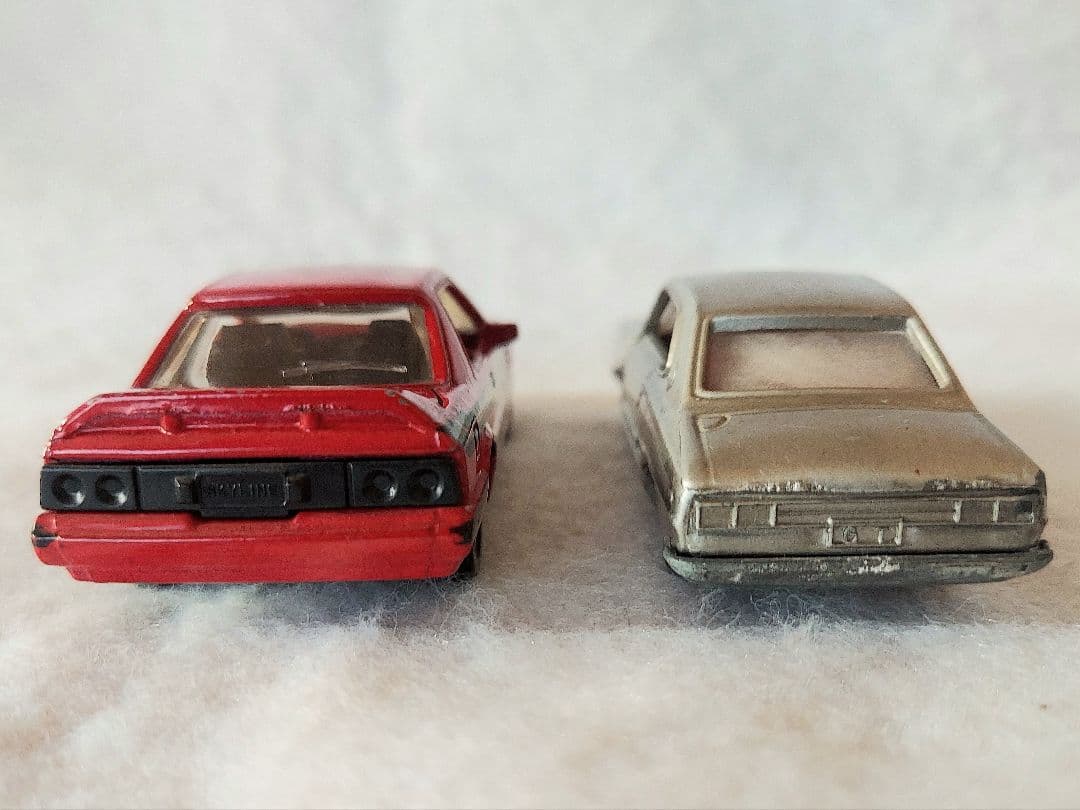 (トミカ日本製) 日産スカイライン2台