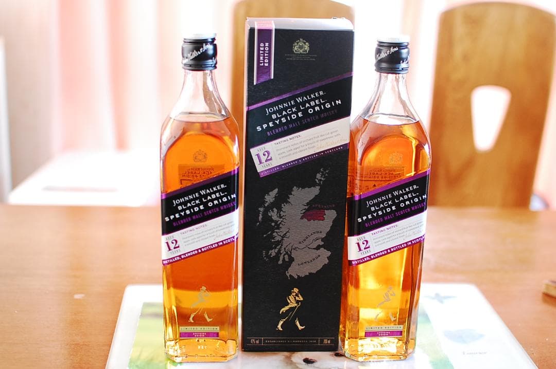 ジョニーウォーカー 12年 ブラックラベル スペイサイド オリジン　2本