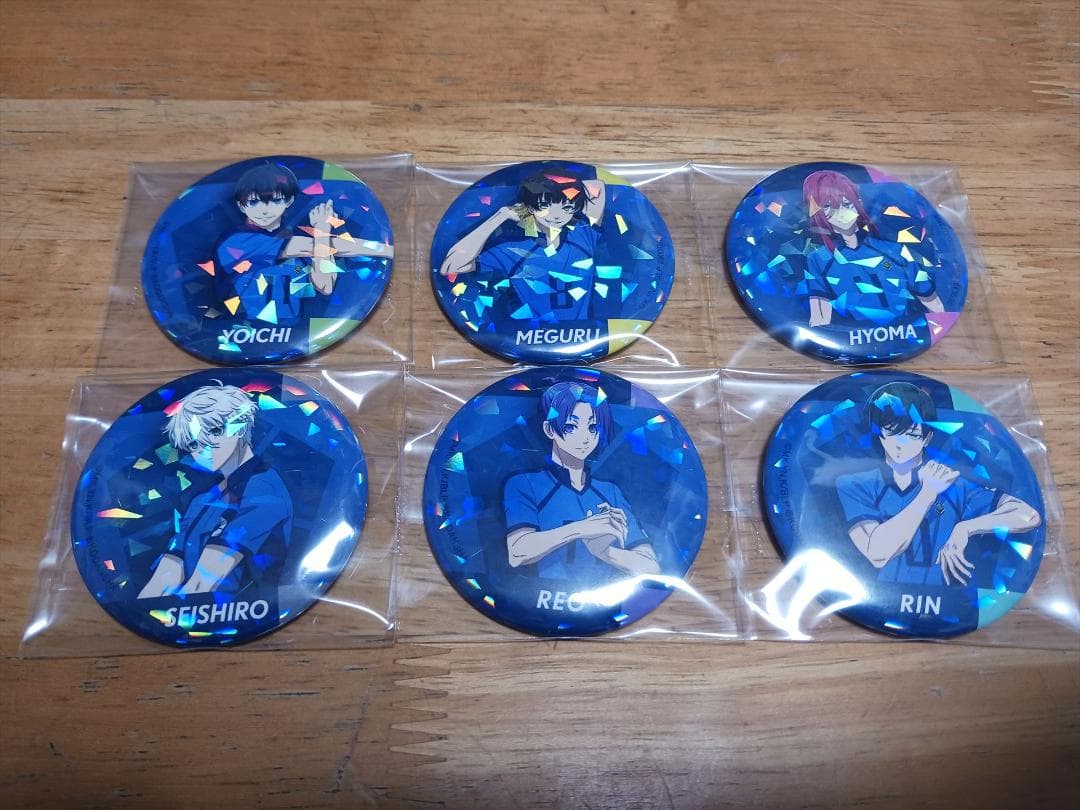 【新品】 ブルーロック 全24種 試合前の準備 ホログラム ＆ノーマル 缶バッジ