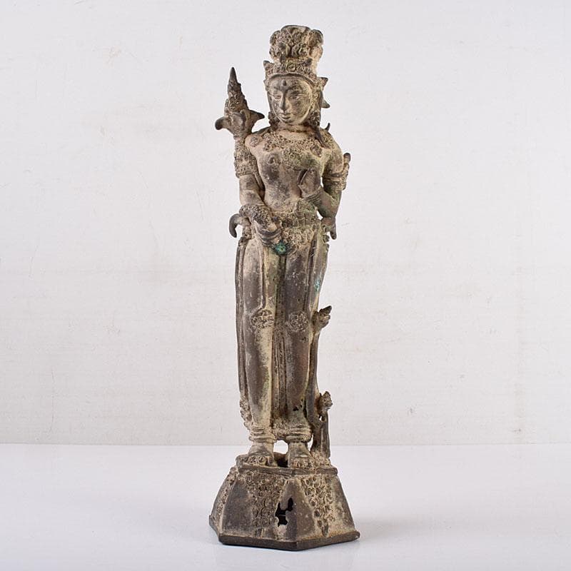 中国　古銅　チベット仏　クメール仏　西蔵仏像　ガンダーラ　C　R8970