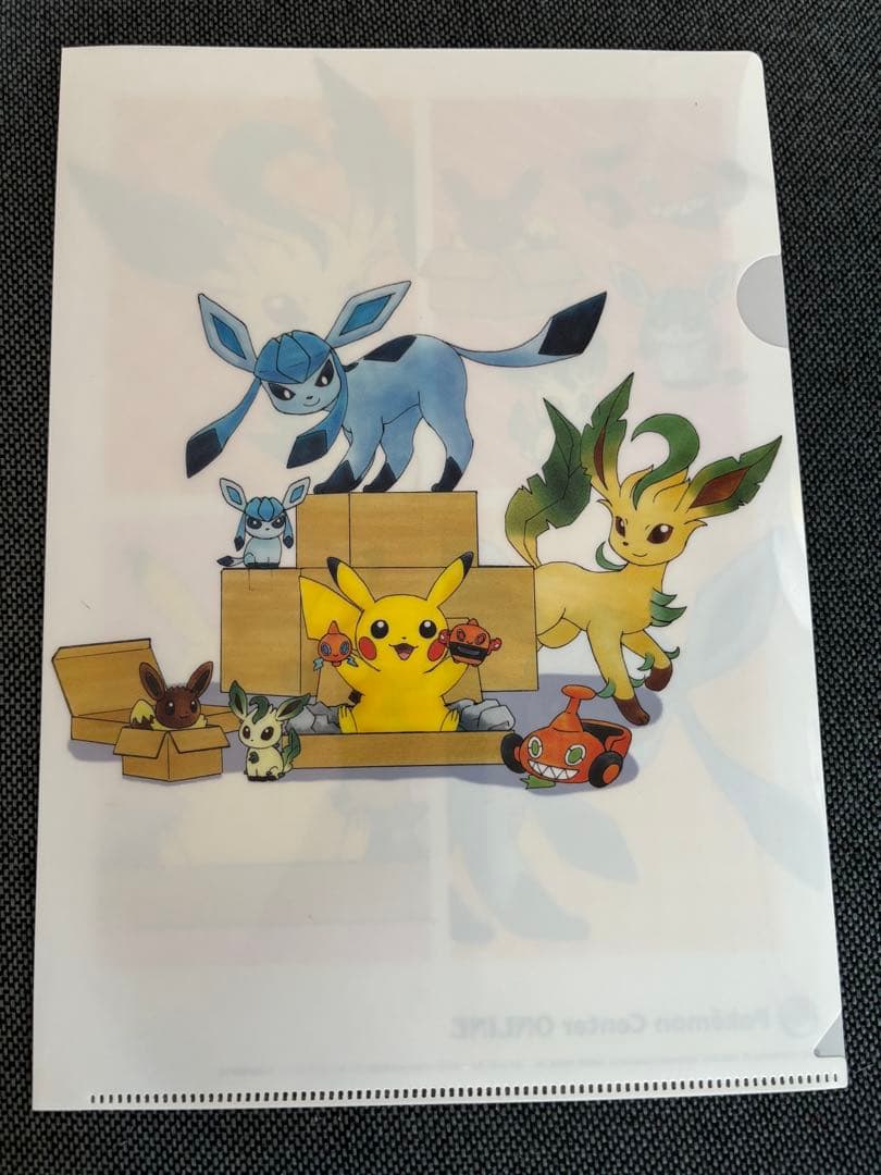 ポケモン超貴重！イーブイ　非売品　ミニゲーム当選品　クリアファイルセット
