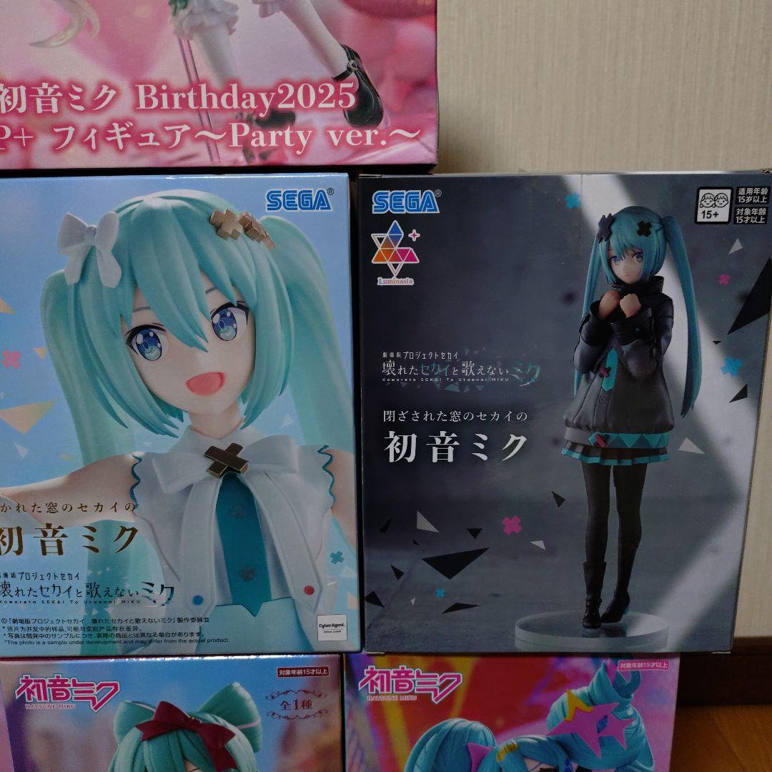 初音ミク フィギュア 9個　プロセカ　ガンダム　巡音ルカ