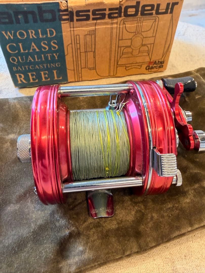 Abu Garcia アンバサダー 5000C クラシックレプリカレッド 箱説有
