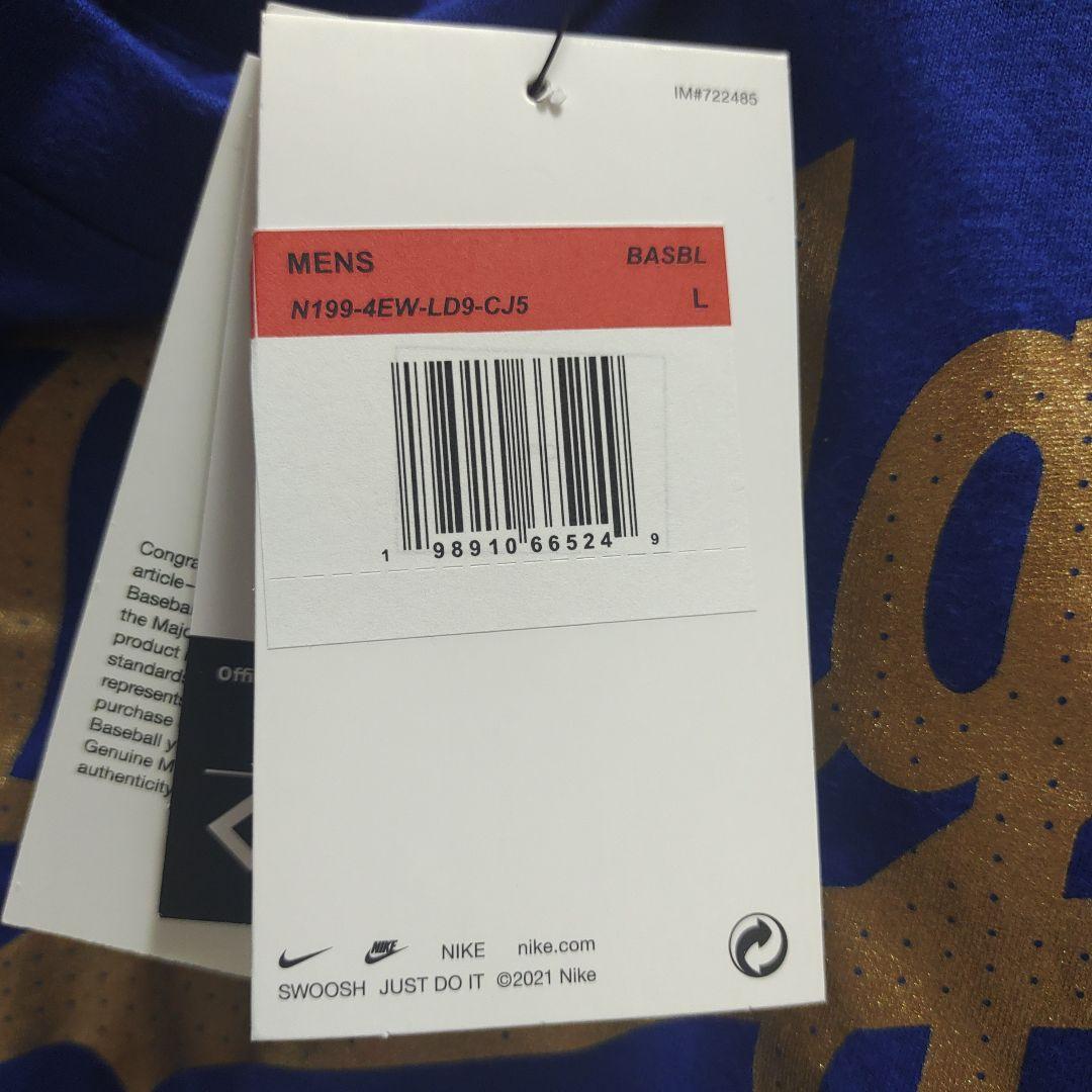 新品タグ付き NIKE フリーマン ドジャース ワールドシリーズ優勝記念Tシャツ