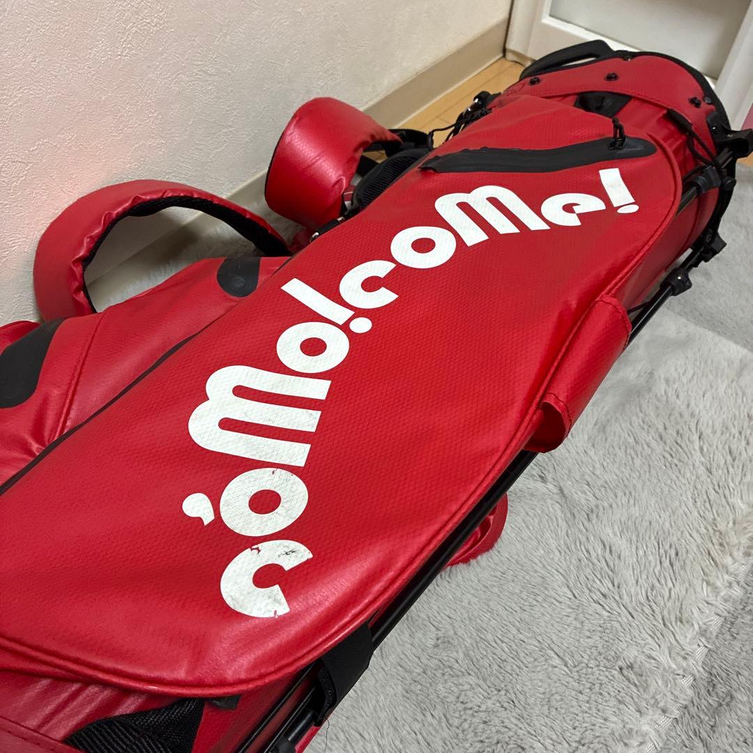 スタンド式キャディバッグ、ヘッドカバー、アイアンカバーセット　コモコーメ