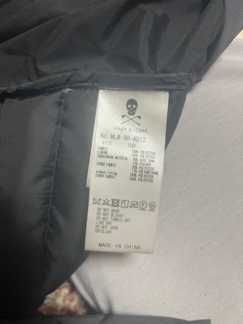 美品　マークアンドロナ　ダウンジャケット　xl サイズ50