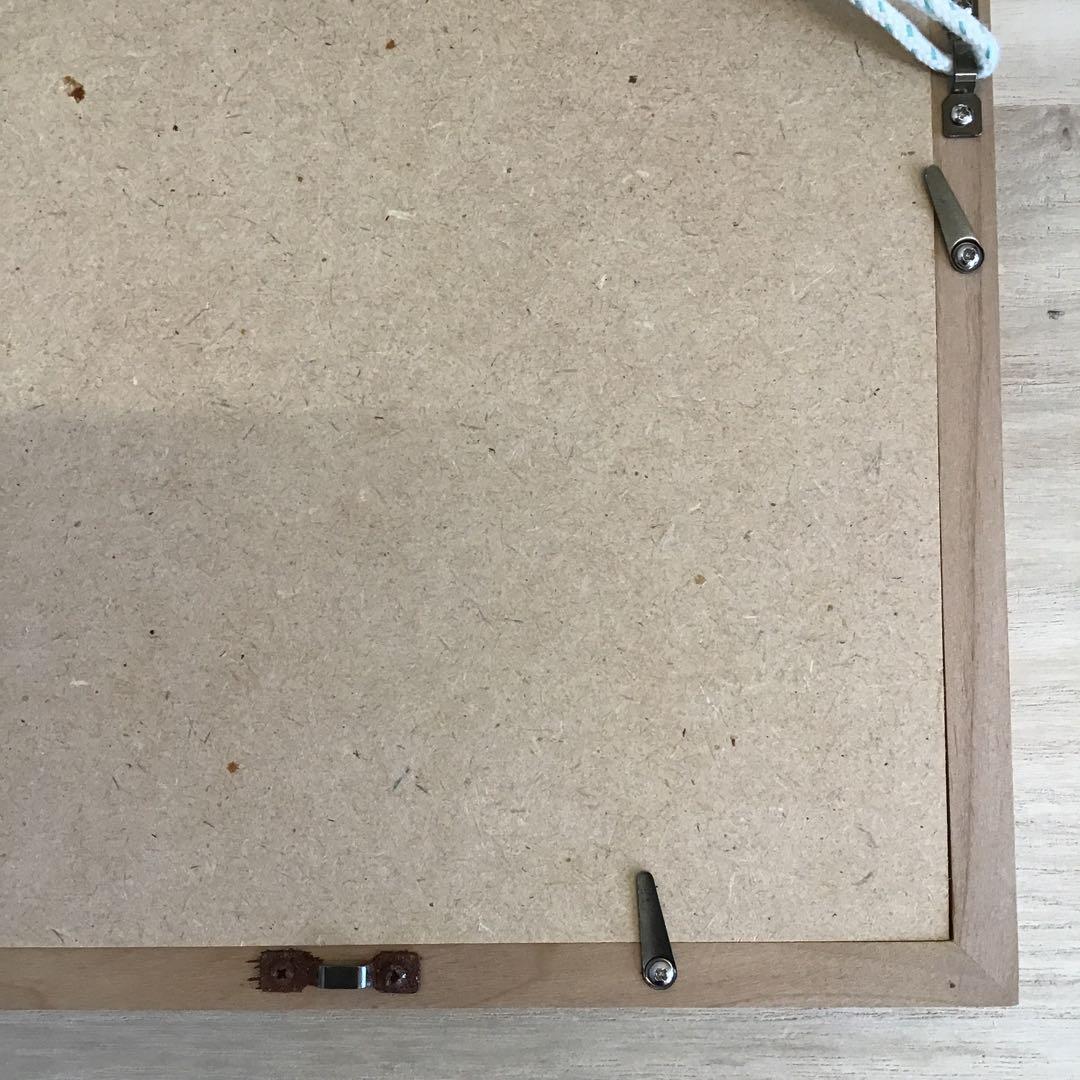 水彩画　地蔵画「ありがとう」　南部柔心　額装　栞　紙箱　配送用桐箱　S423SG