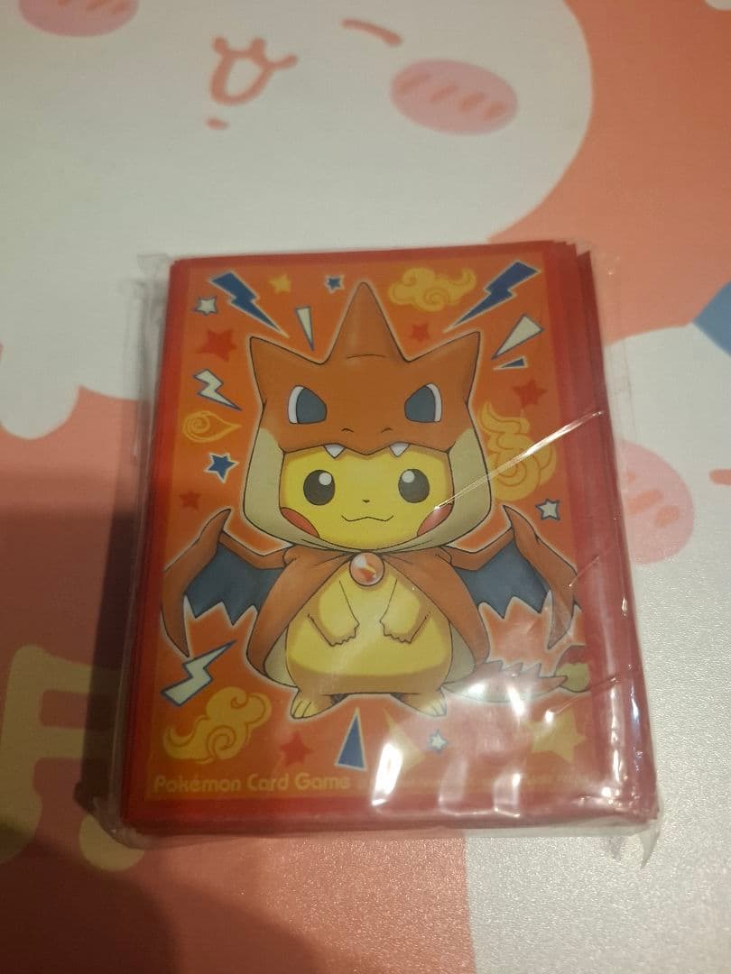 未開封　デッキシールド　メガリザードンY ポンチョを着たピカチュウ　2個