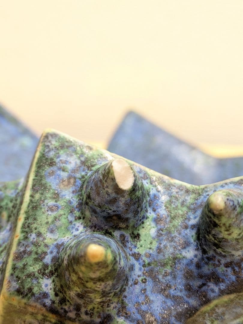 古賀崇洋　頬鎧盃　新造形　青銅　共箱