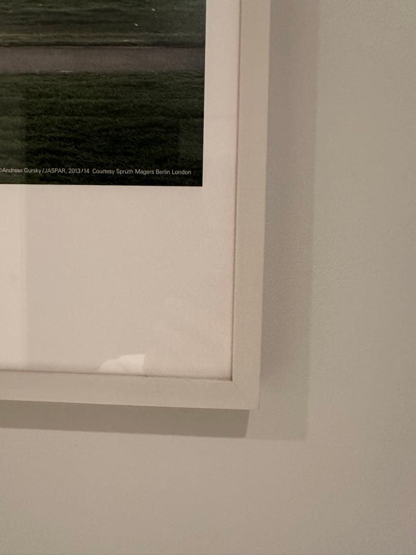 ANDREAS GURSKY サイン入り「ライン 川II」