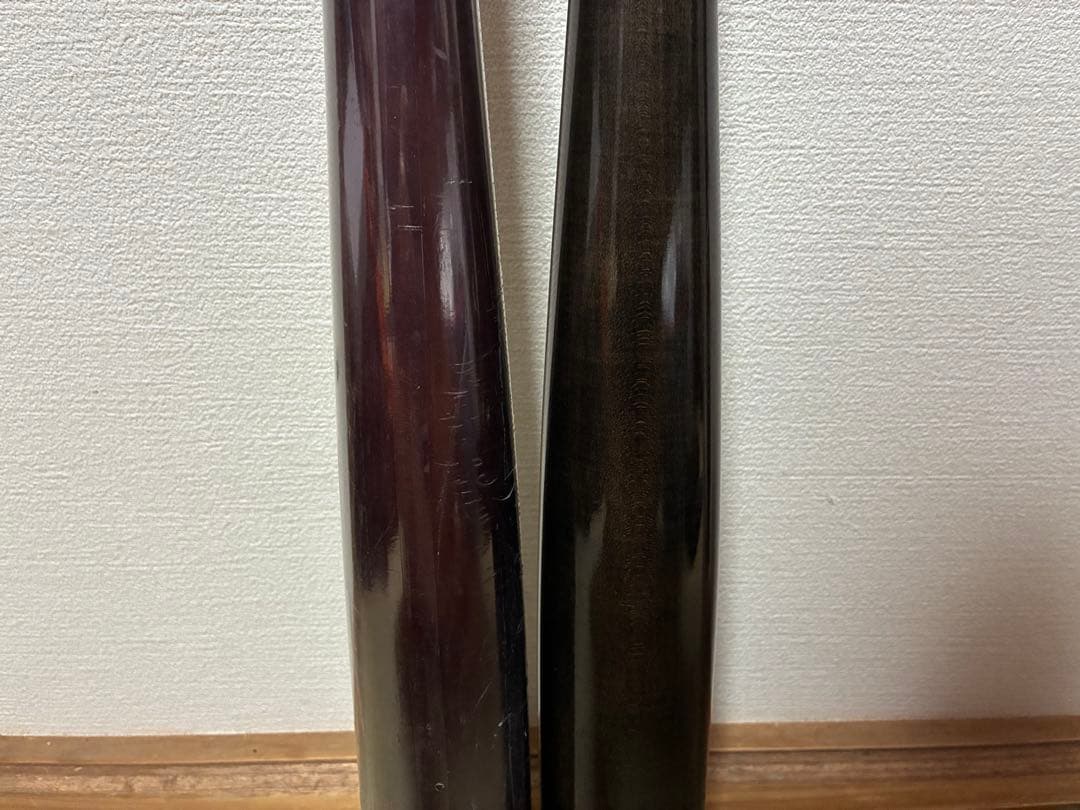 ヤナセ　新品未使用　硬式木製バット　2本セット 長さと重さは説明欄にあります。