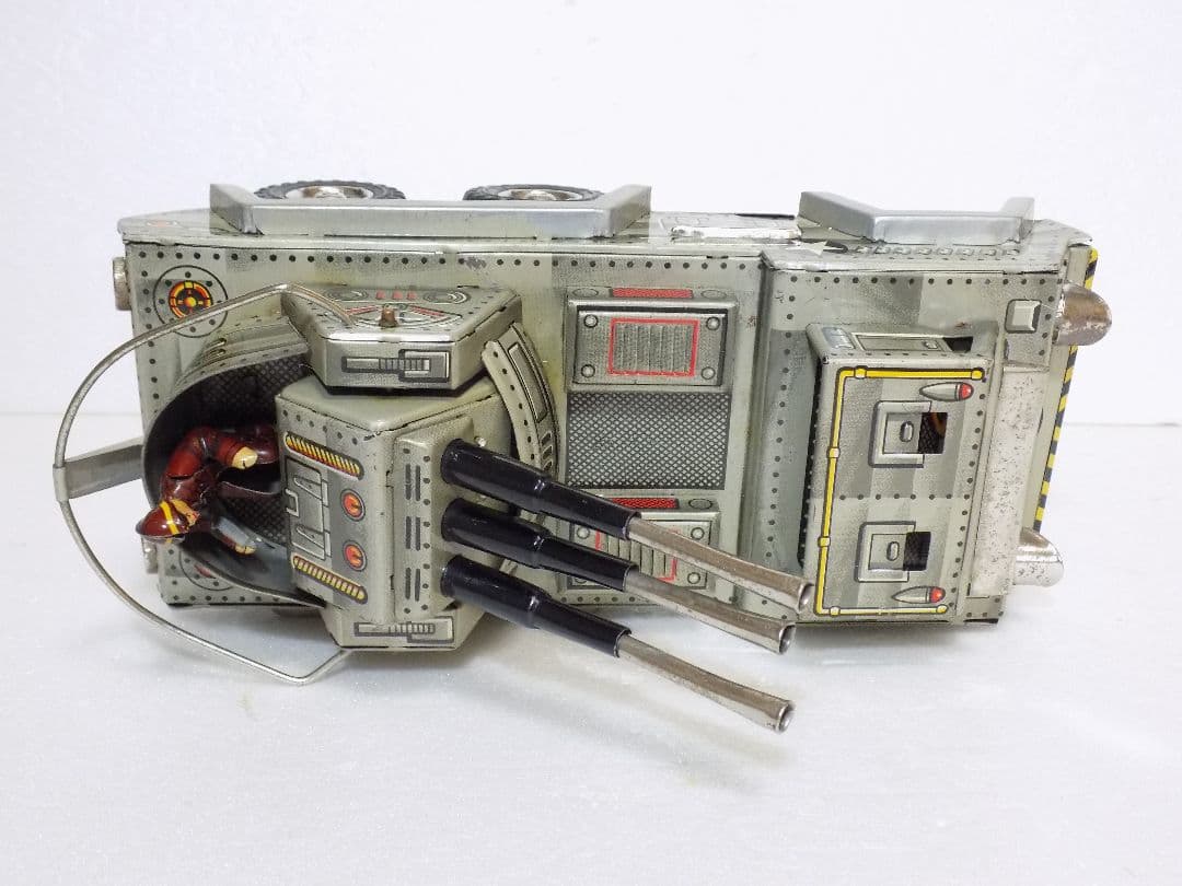 希少ブリキ　三恵玩具　【HALF TRACK】フリクション　動作品