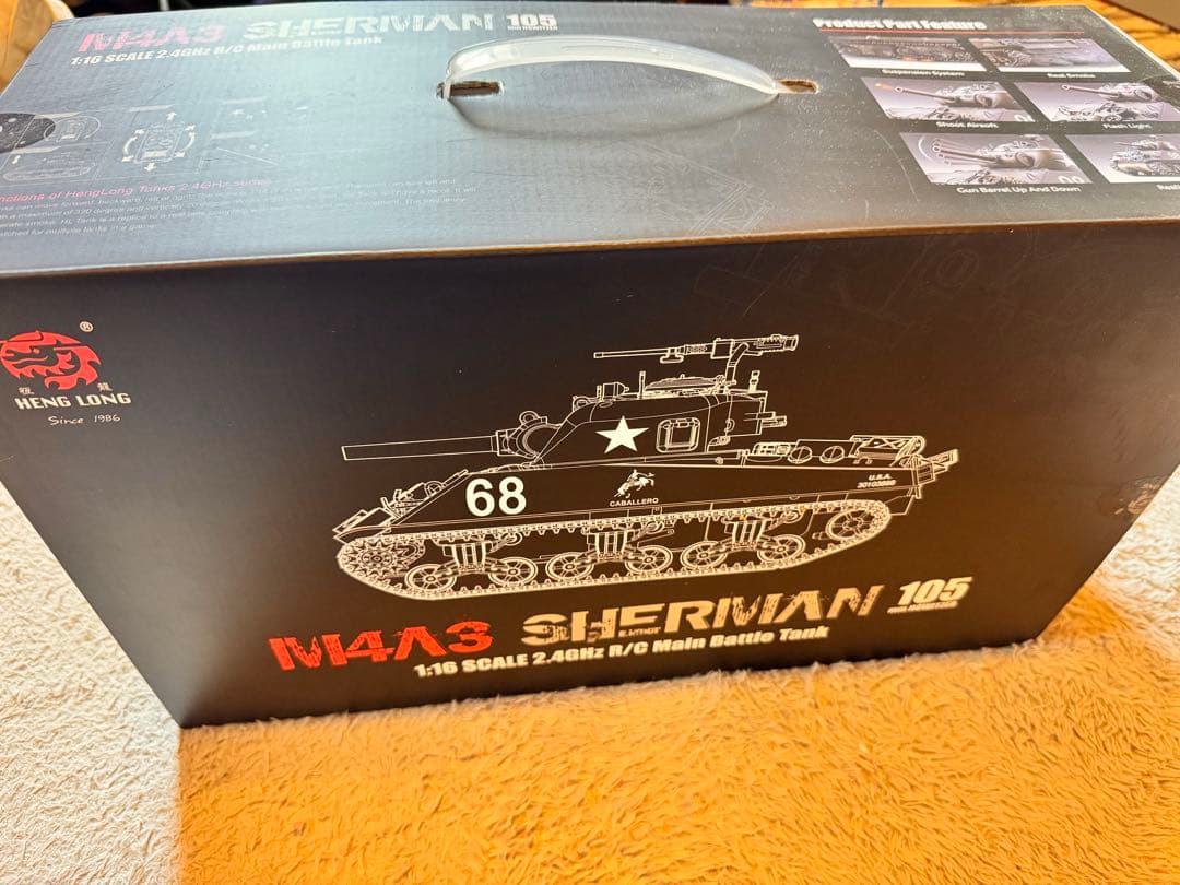 戦車モデル M4A3 SHERMAN 1:16