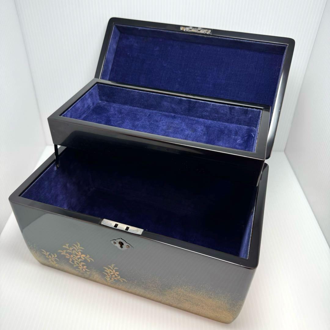 希少 未使用 輪島塗 宝石箱 宝物箱 鍵付き 漆器 伝統工芸 輪島漆器