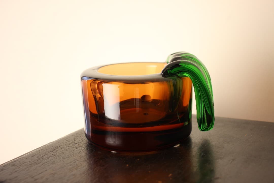 チェコ　クリスタル　ボヘミアングラス　物入れ　ヨセフ・エクナー