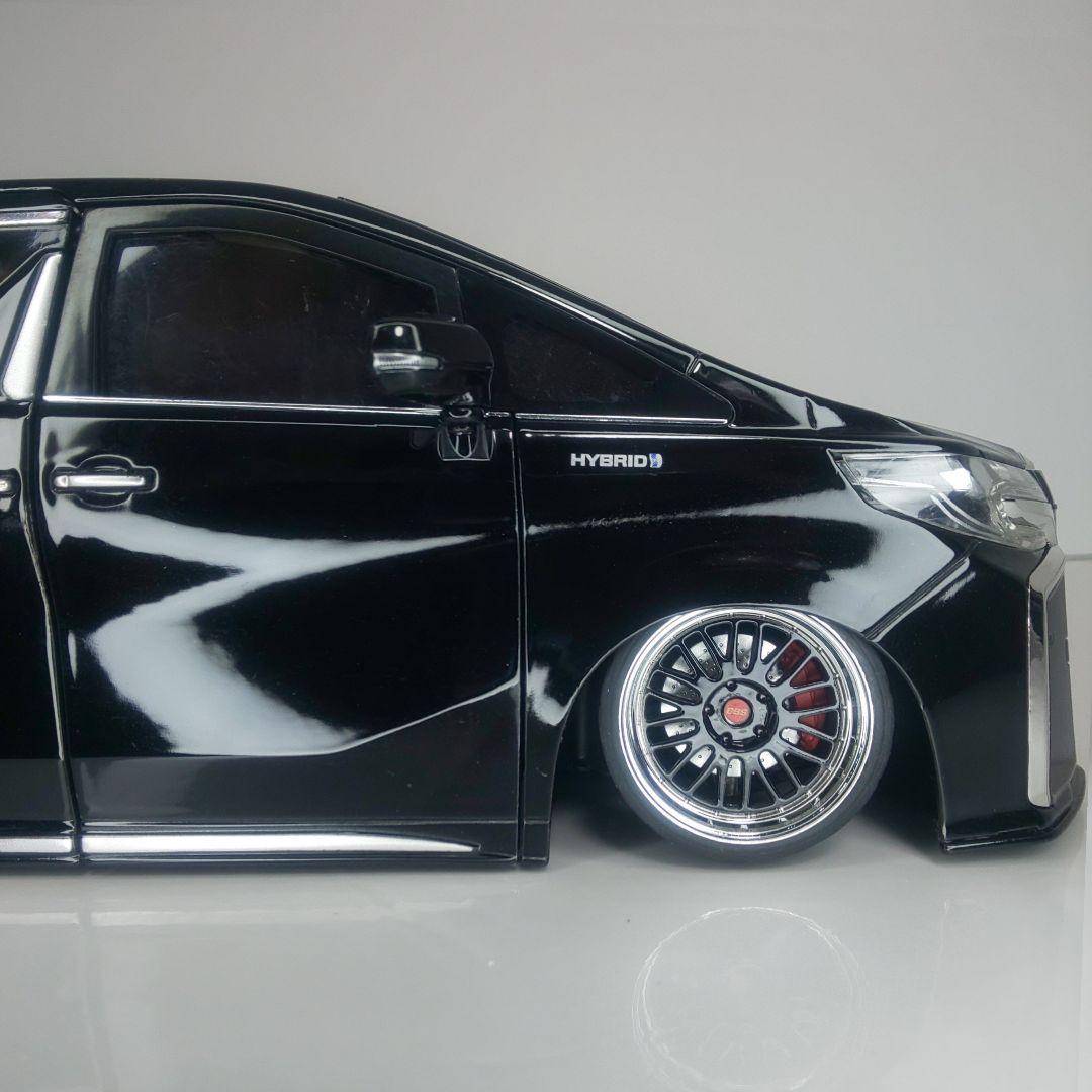 〓1/18スケール〓30後期アルファード カスタム〓BBSLM20インチ〓