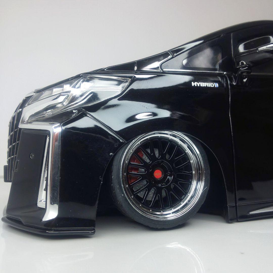 〓1/18スケール〓30後期アルファード カスタム〓BBSLM20インチ〓