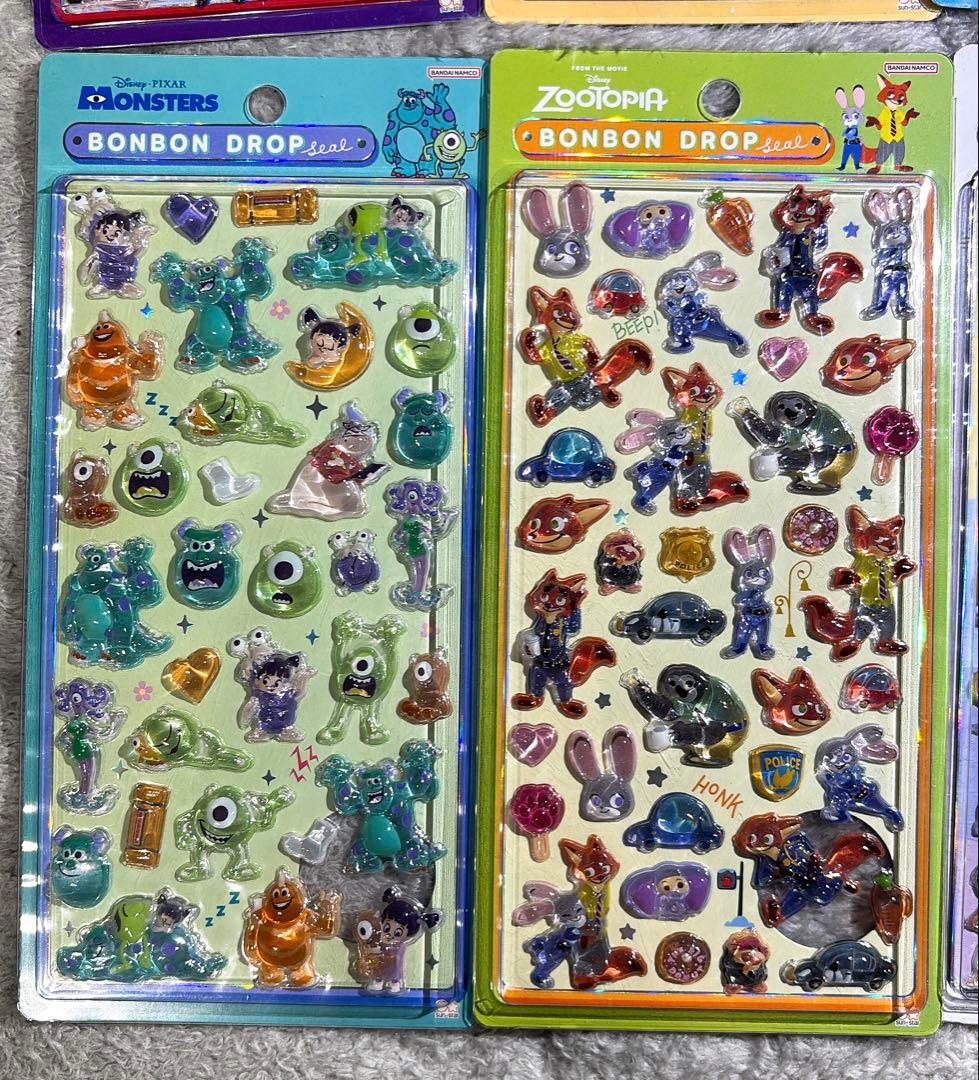 ★24時間以内発送 正規品 ディズニー ボンボンドロップシール 第2弾 全種★
