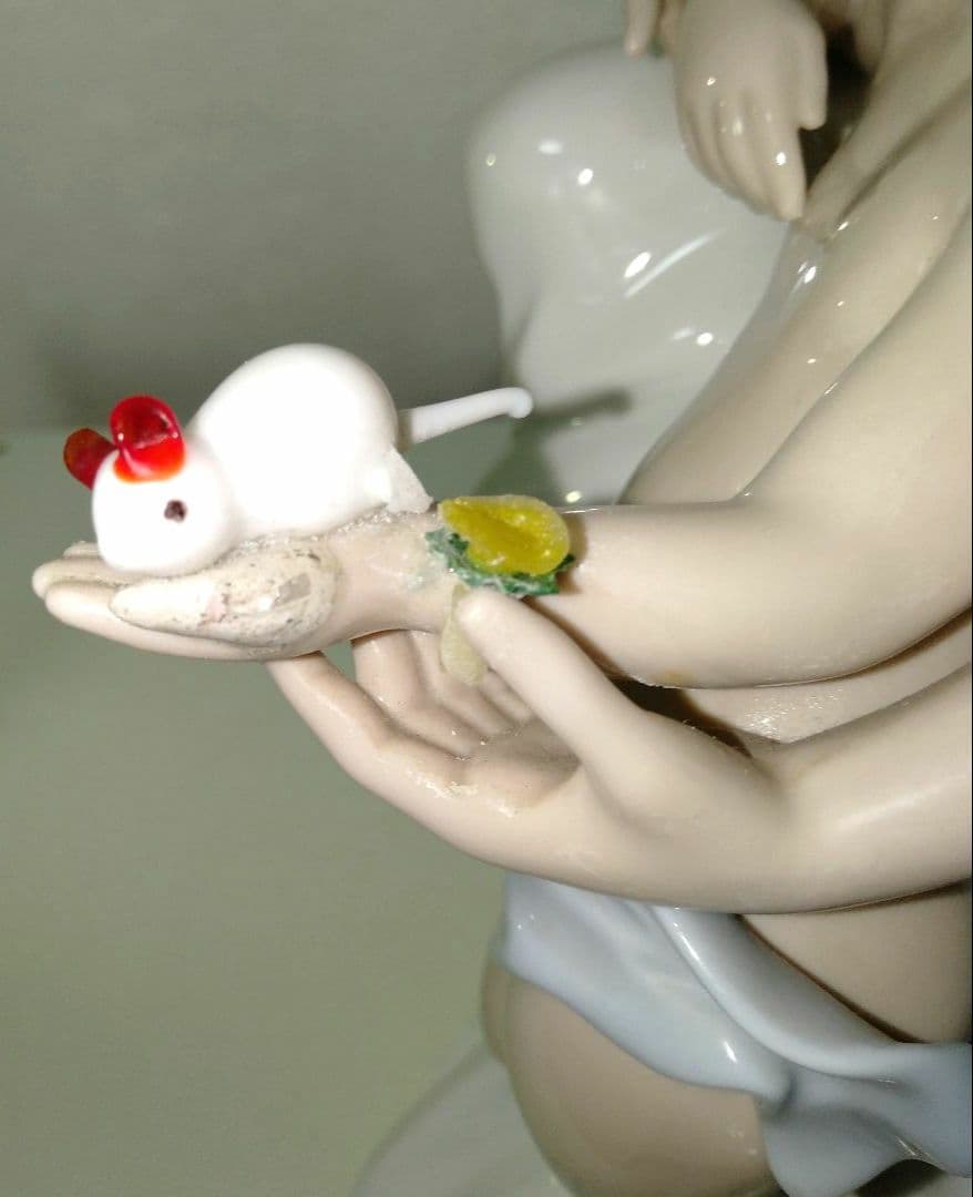 大型リヤドロ人形　「幼きころ」　訳あり　１体　絶版品