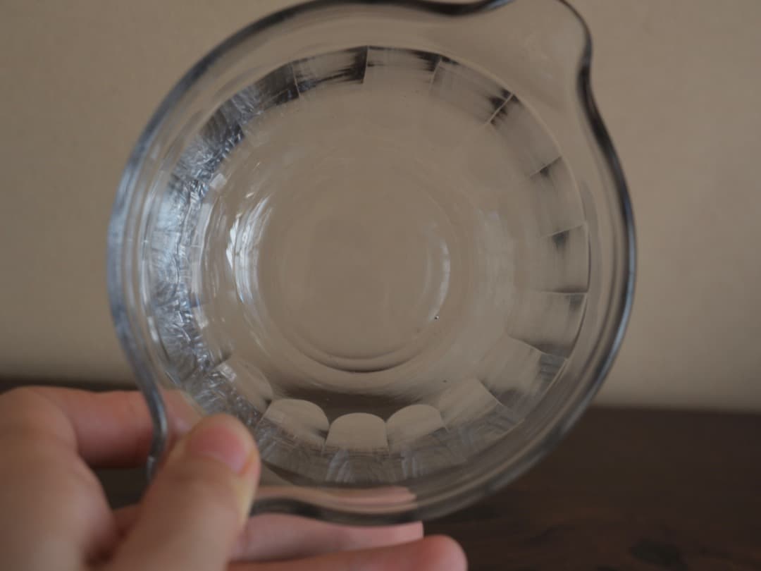 ギヤマン　杯洗　ガラス工芸　酒道具　茶道具　共箱　古道具　Q1834