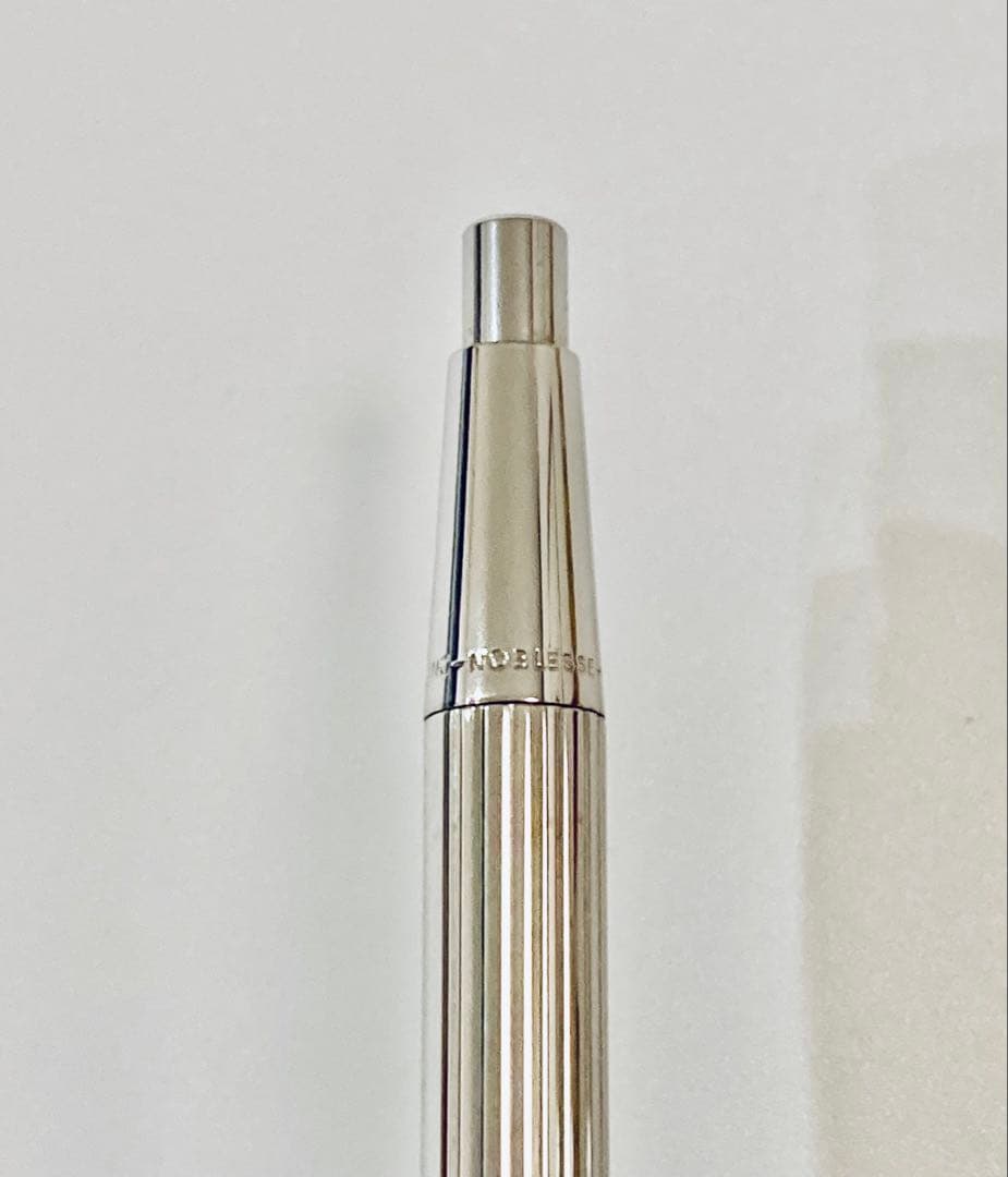 プラチナ仕上げ◆モンブラン高級シャープペンシル0.5ノブレスMONTBLANC