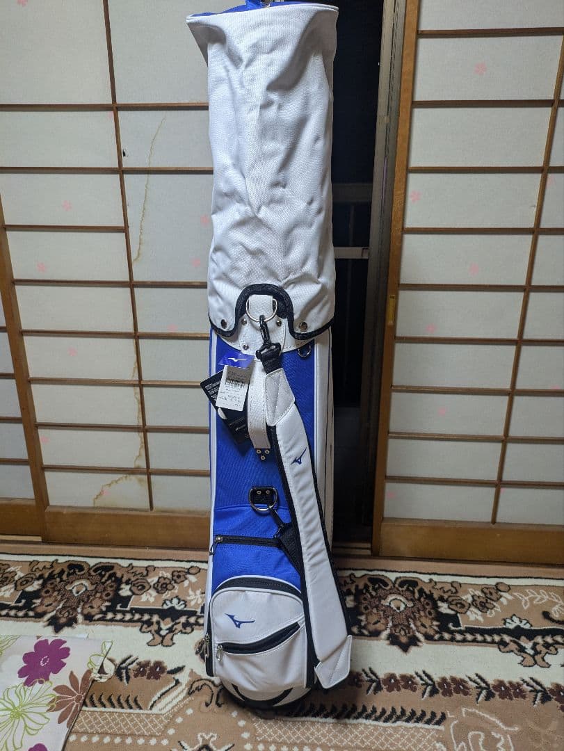 Mizuno ゴルフバッグ 5LJC23G1 22 ホワイト/ブルー