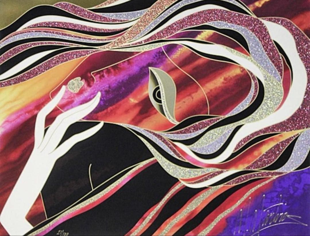 【真作】マーティロ・マヌキアン『情熱の幻』シルクスクリーン