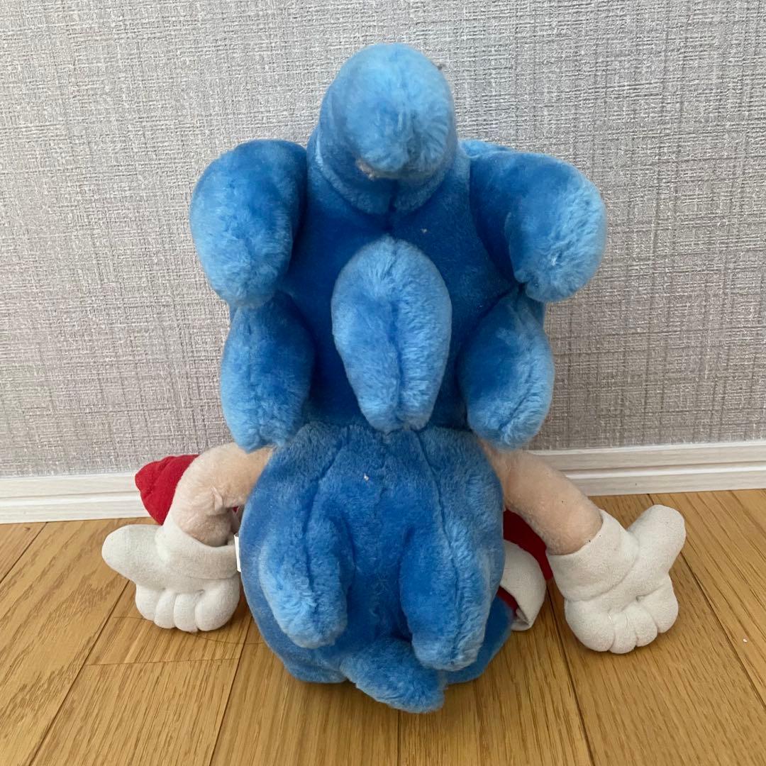 希少 レア レトロ ぬいぐるみ ソニック 1998年製 SEGA ヘッジホッグ