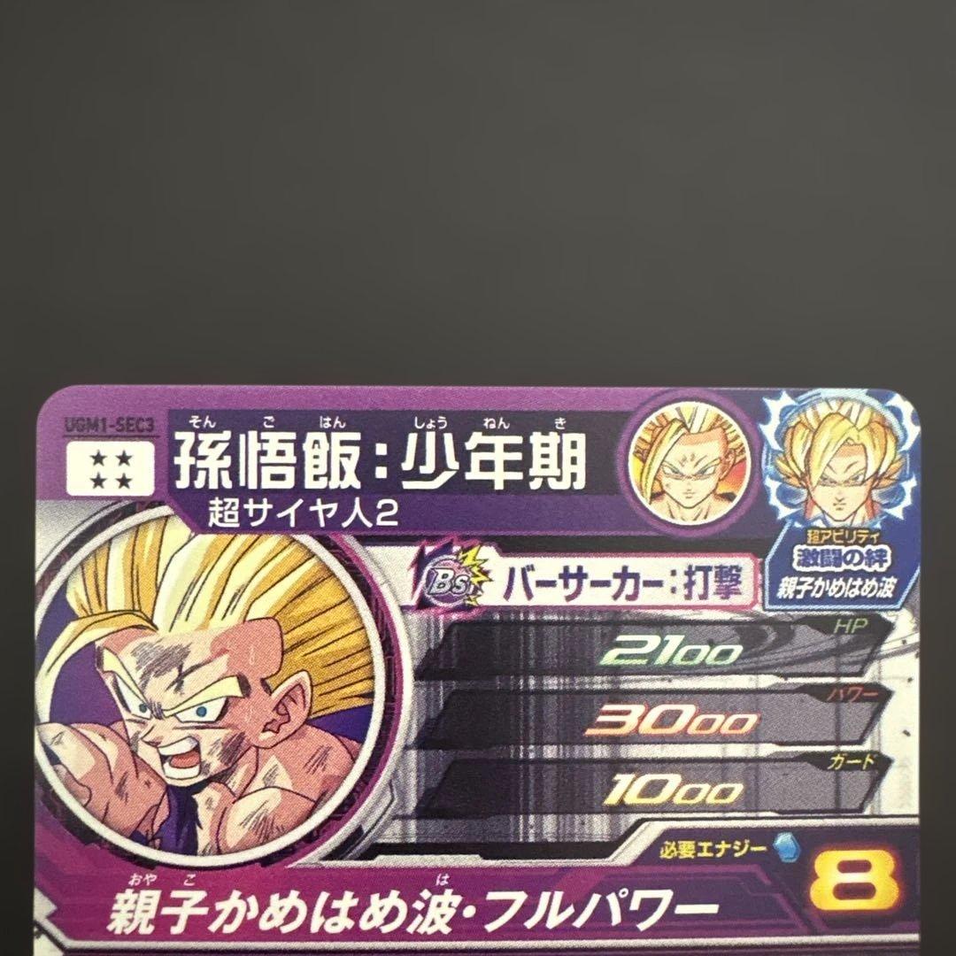 スーパードラゴンボールヒーローズ UGM1-SEC3 孫悟飯:少年期④