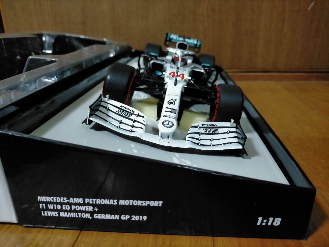 PMA 1/18 メルセデス F1 W10 ハミルトン 44 2019 ドイツ