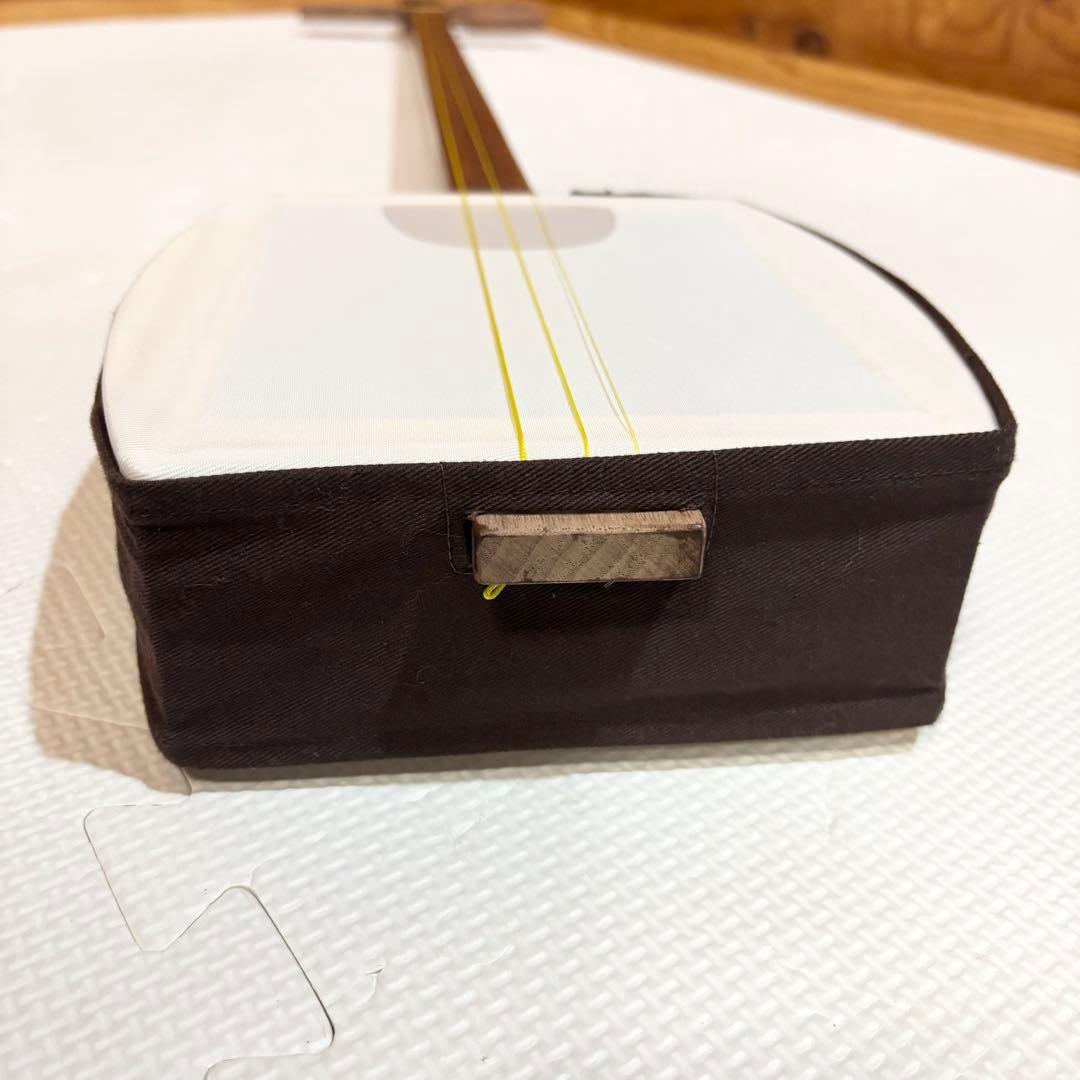 【美品】しゃみせん楽家 富山楽家 SHABO シャボ 稽古用 三味線 中細棹