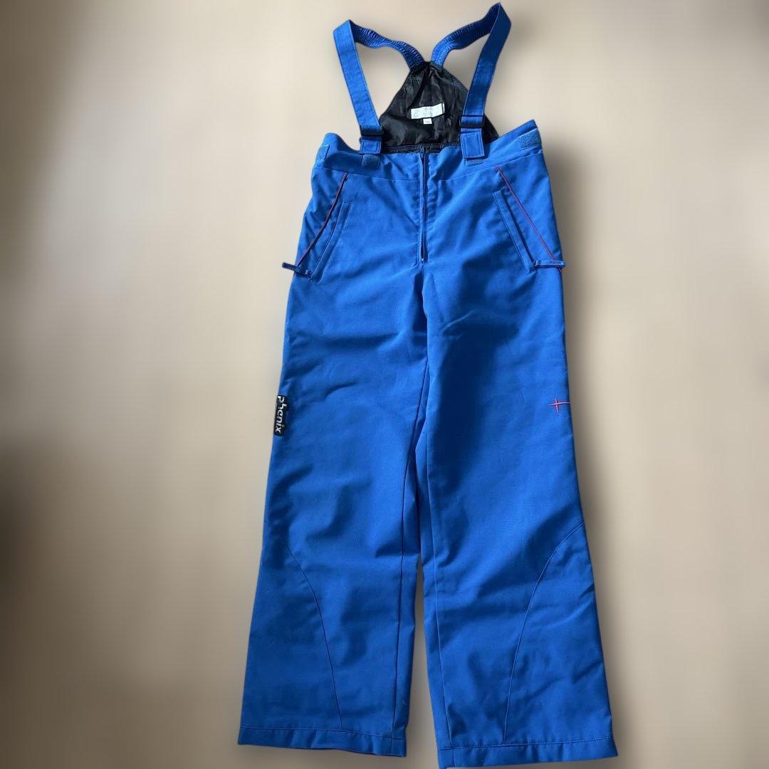 オレンジ/青 スキーウェア 上下セット