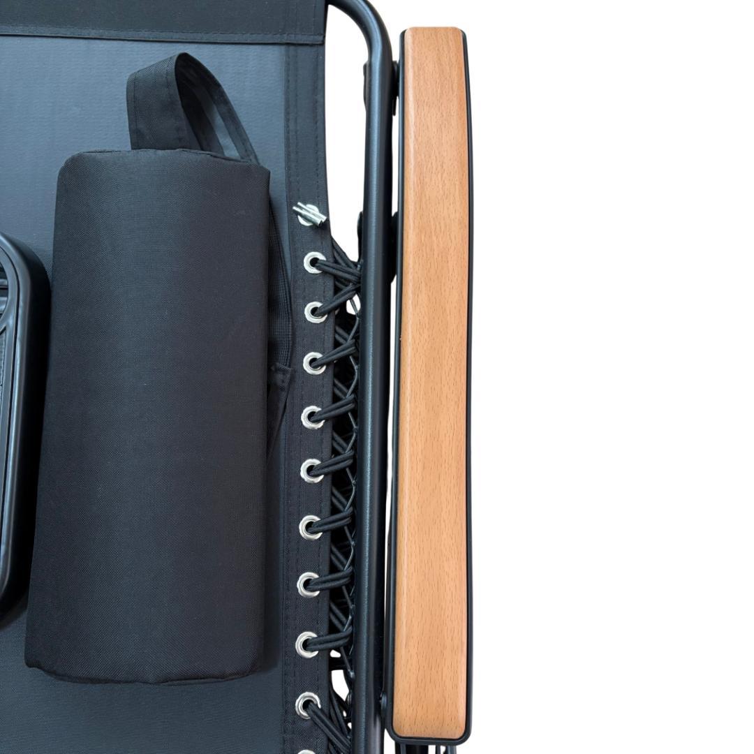 萩原 リラックスチェア ブラック LC-4058BK