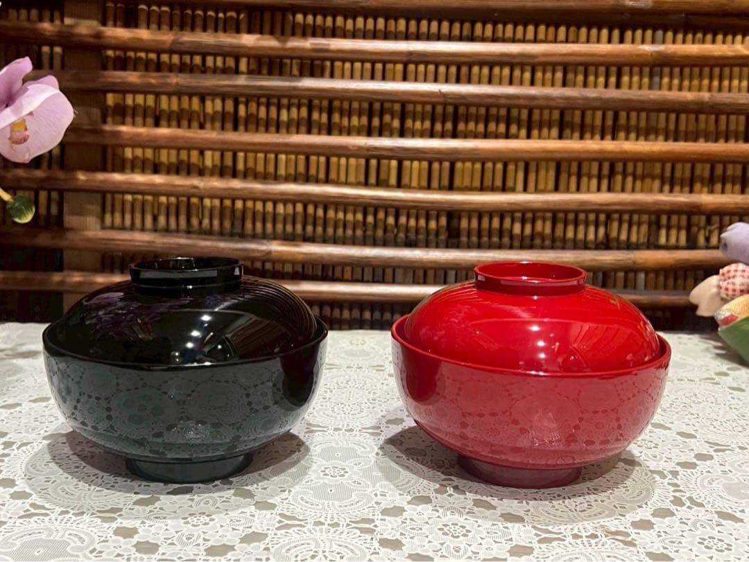 新品 未使用 京漆匠 平安 象彦 松梅 久美椀 セット 蓋付 吸物椀 高級