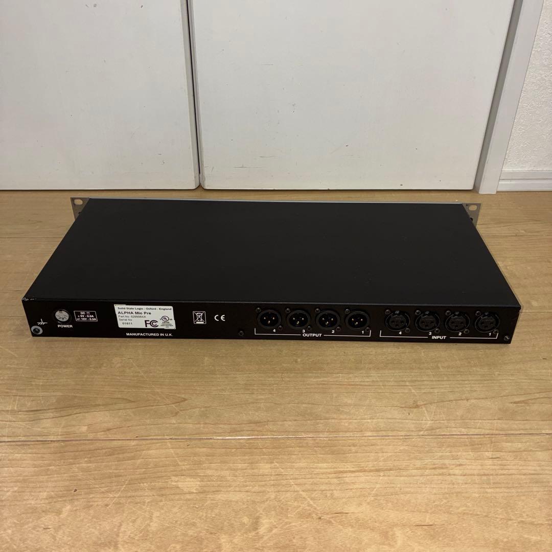 希少　動作SSL solid state logic alpha vhd pre