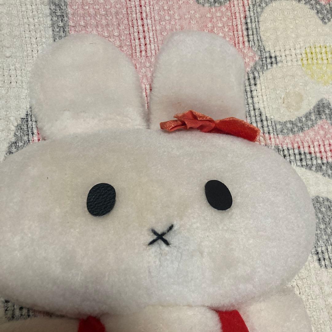 昭和レトロ　ウサギ　ぬいぐるみ　中古品　メーカー名不明　サンリオかな？