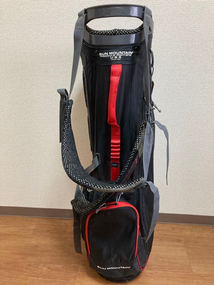 SUN MOUNTAIN 2.5+ キャディバッグ ブラック/レッド