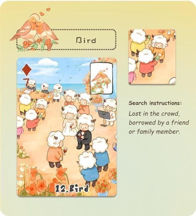 【正規品ルノルマンカード】海外インディーズデッキ✨可愛い羊たちのルノルマン