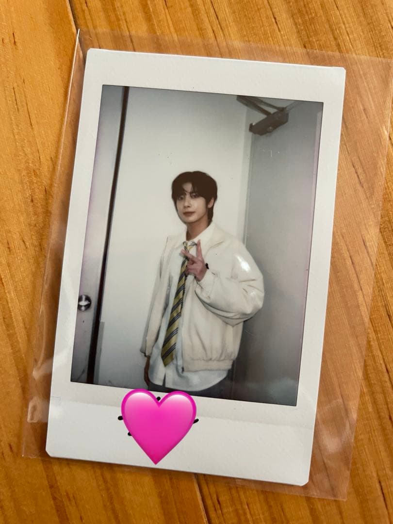 TXT テヒョン直筆サイン入りチェキ　GDA 推しパス カンテヒョン トゥバ