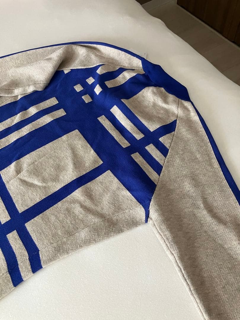 DESCENTEレディース ゴルフ ニットセットアップ グレー/ブルー