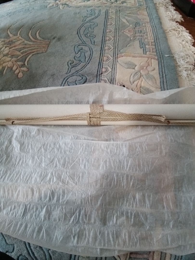 薬師三尊像　掛け軸　拓本　美術品　自宅保管品