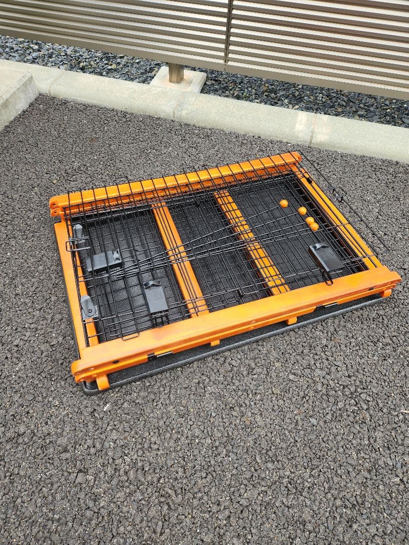 犬用　ケージ(木製+金属)