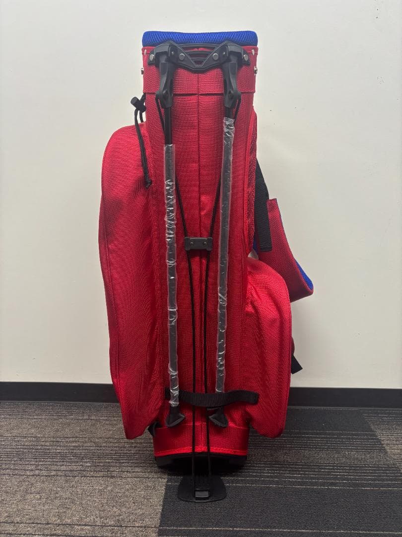 OUTDOOR PRODUCTS スタンド式キャディバッグ レッド