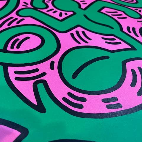 額装品/Tree of Life 1985 キース ヘリング/アートポスター