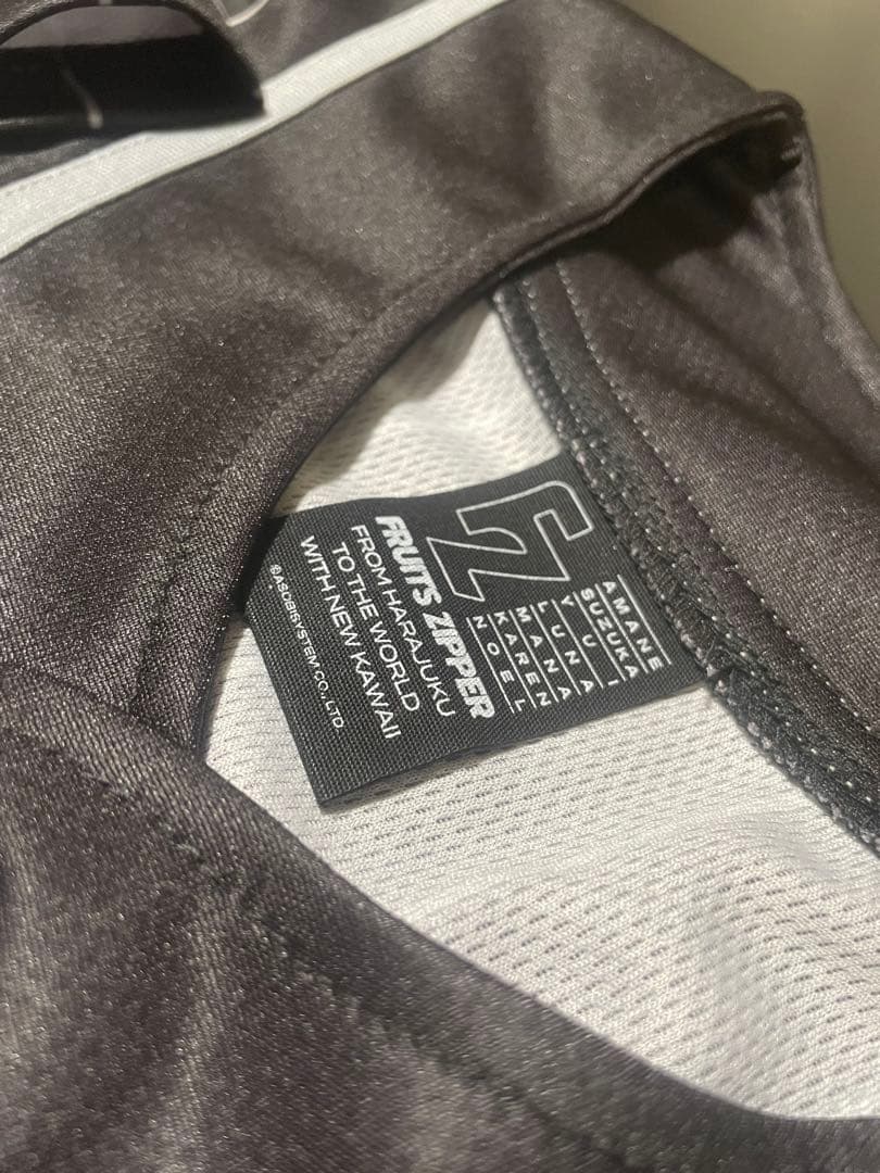 FRUITS ZIPPER ユニフォーム 黒ユニ +オマケ付き(トートバッグ)