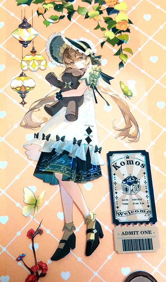 ✩のこり２✩J1026＃霁雨初晴(贝壳光)komos切り売り海外人物マステ女の子