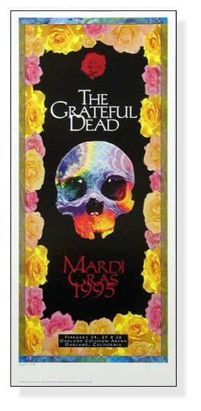 額装品/グレイトフルデッド Mardi Gras 1995/アートポスター