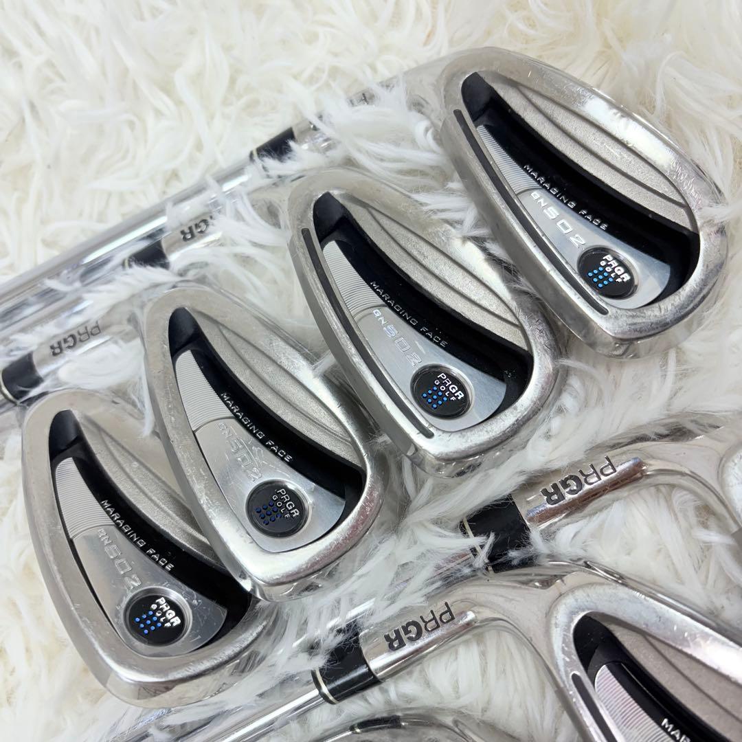 PRGR GN502 メンズアイアンセット レフティ 7本 左利き ゴルフ